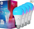 Cync Direct Connect A21 Smart LED Light Bulb, Color Changing Smart Lights, Matter Compatible, Compatible with Alexa and Google Home (4 Pack)