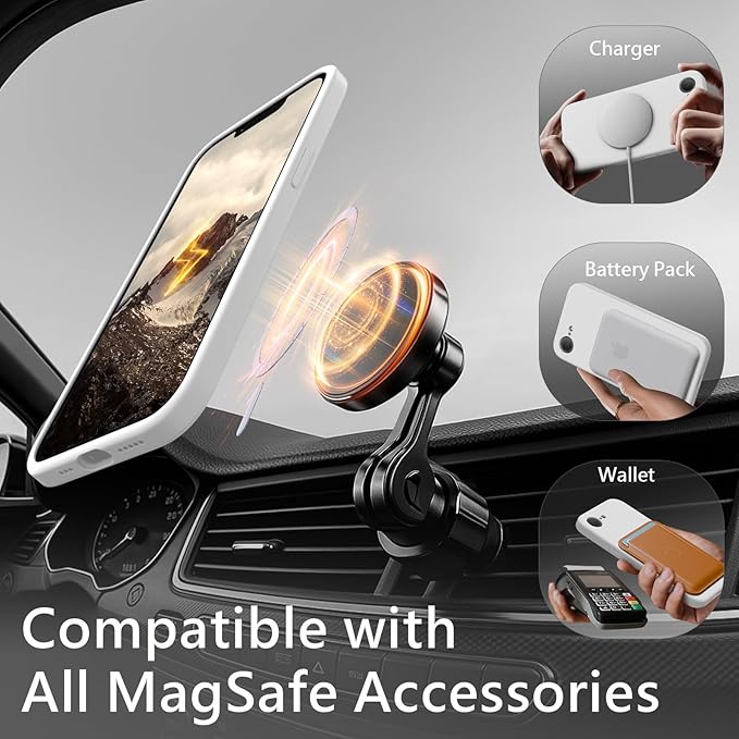 FireNova Magnetic for iPhone 17e Case/iPhone 16e Case, Compatible with MagSafe, [Silicone Camera Protection] Microfiber Lining Phone Case, 6.1", White