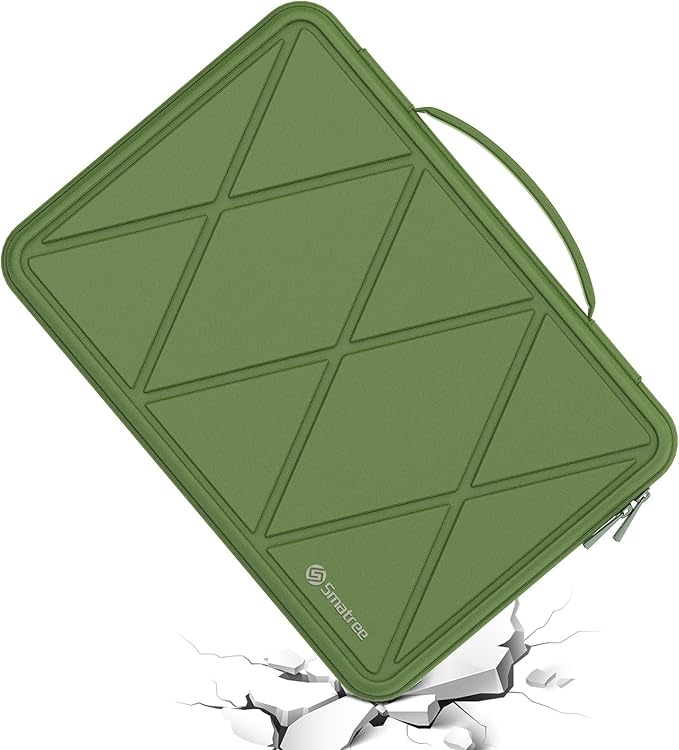 Smatree Hard EVA Protective Sleeve Case Compatible for 13.5 inch Microsoft Surface Laptop 6, for 13.5 inch Microsoft Surface Laptop 3 Notebook Bag, Green (X8244TG)