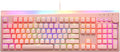 i-rocks K71M RGB Mechanical Gaming Keyboard with Media Control Knob, Switches (Brown), 107 Keys w/Full NKRO, PBT Keycaps, Multimedia Hotkeys, Detachable USB-C Cable and Onboard Storage, Pink