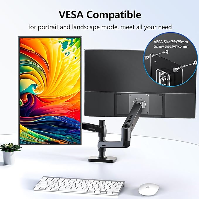 24” 4K 3840 * 2160 Portable Monitor 100Hz 120% sRGB USB-C HDMI Large Gaming Second Extender Display Monitor for MacBook Laptop,Desktiop,PS5/4, Xbox, Switch,Phone