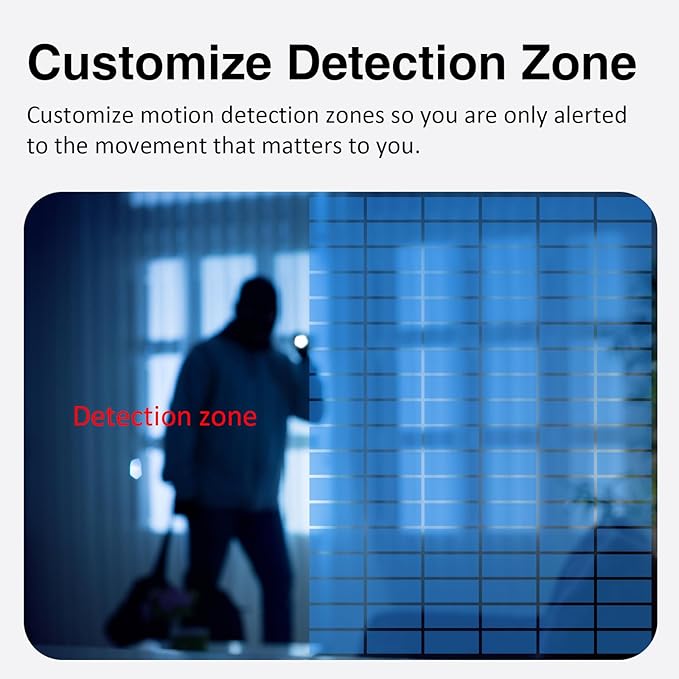 EVERSECU Smoke & Gas Detection Home Security Camera with Sound Alarm & Real Time Alert, Humanoid Auto Tracking, 2 Way Audio, Night Vision, Compatible with Alexa, Baby Monitor/Elder/Pet Camera(4pack)