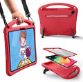 Bam Bino Space Suit, iPad Air 11 Inch Case Kids(M2/M3/M4) iPad Pro 11inch(M4/M5), iPad A16(11thGen), iPad 10thGeneration Built-in Screen Protector, Handle, Kick Stand, Shoulder Strap (Watermelon Pink)