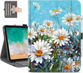 Vimorco Case for iPad (A16) 11th Generation 2025, for iPad 11th/10th Generation Case, Faux Leather Protective Adjustable Cover, Auto Sleep/Wake, Card Pocket with Pencil Holder for iPad10th Gen, Daisy