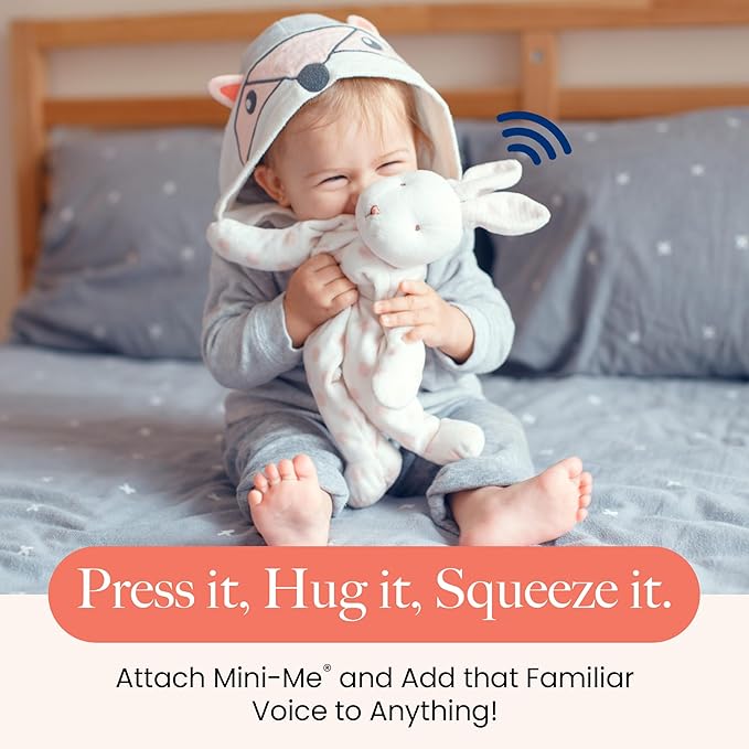 VOICEGIFT Mini-Me, 60-Second Multi-Message Audio Recorder for Plush Toys, Quilts, Pillow, Crafts, Playful Mini Voice Gift Inserts for Custom Sound Gifting & DIY Projects 2-Pack
