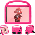 Kids Case for iPad Pro 11-inch 4th/3rd/2nd Generation(2020-2022), Techcircle Child Shockproof EVA Protective Handle Stand Case for iPad Air 5/Air 4 10.9", Support Pencil Charging, Pink