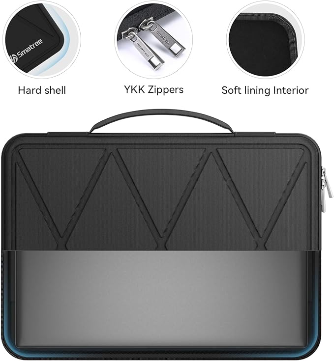 Smatree Hard EVA Protective Sleeve Case Compatible for 14 inch HP Pavilion x360 2-in-1 Laptop 14t-ek1000/14t-ek200/14-ek2087nr, for 14 inch HP Envy x360 14t-es000, Waterproof Slim Laptop Bag (X8039)