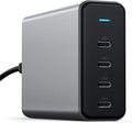 Satechi 165W USB C 4-Port GaN Charging Station, 4 USB-C PD, Laptop Charger, for MacBook Air/Pro M5/M4/M3, iPad Air/Pro M5/M4/M3, iPad 11th gen, iPad mini, iPhone 17/16 Galaxy S25, Windows