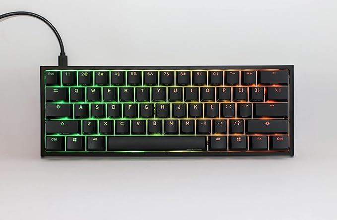 Ducky One 2 Pro 60% Mechanical Keyboard: Quack Mechanics Dampening (kailh_red)