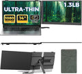 Laptop Screen Extender,14" FHD 1080P IPS Portable Monitor for Laptop,Ultra-Thin 0.17" & 1.3lbs Lightweight,Plug & Play Dual Screen for 13-17.3" Laptops,Compatible with Wins/Mac/Android/Switch/Chrome
