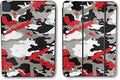 Carbon Fiber Skin Compatible with Apple Smart Folio for iPad Pro 11-inch (M4/M5) 2025 - Red Camo - Premium 3M Vinyl Protective Wrap Decal Cover | Crafted in The USA by MightySkins