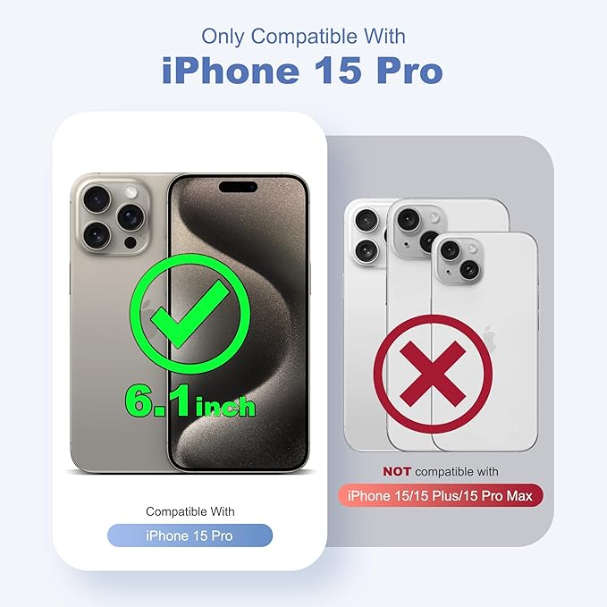 Compatible with iPhone 15 Pro Case with Magnetic Ring Stand [Compatible with Mag-Safe] [Full Camera Lens Protector] Soft Plating Phone Case for iPhone 15 Pro 6.1", Solid Pink