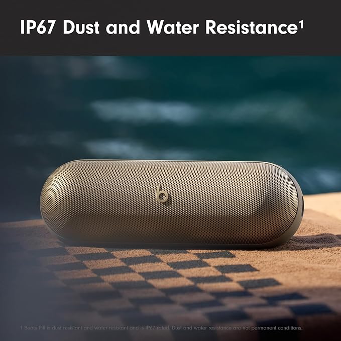 Beats Pill - Wireless Bluetooth Speaker with 20W Power Adapter - Champagne Gold