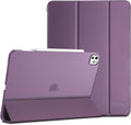 ProCase for iPad Pro 13 Inch Case M5 2025/ M4 2024, Smart Cover iPad Pro M5 M4 Case 13 Inch, Slim Stand Translucent Hard Shell Back, Supports Touch ID, Auto Wake/Sleep -Darkpurple