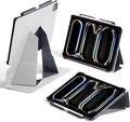 MOFT Folio Case for iPad Pro 12.9" (3~6 gen.) with Detachable Pencil Holder, Protective & Lightweight, Durable MOVAS Material and Comfortable Touch for Browsing, Drawing & Studying,Misty Cove