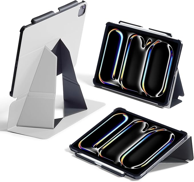 MOFT Folio Case for iPad Pro 11" (1~4 gen.) with Detachable Pencil Holder, Protective & Lightweight, Durable MOVAS Material and Comfortable Touch for Browsing, Drawing & Studying,Misty Cove