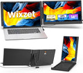 Laptop Screen Extender, 14" FHD 1080P IPS Portable Monitor for 13" - 17" Laptops, Plug & Play Screen Extender, Auto Adjust Width Dual Monitor, Compatible with Mac/Wins/Dex/Chrome