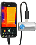 FOXWELL RT100 Thermal Camera for iPhone iPad with Lightning Port, 256 x 192 IR High Resolution Thermal Imaging Camera for iOS, 25Hz Infrared Camera, Thermal Imager for HVAC/PCB/Automotive Inspection