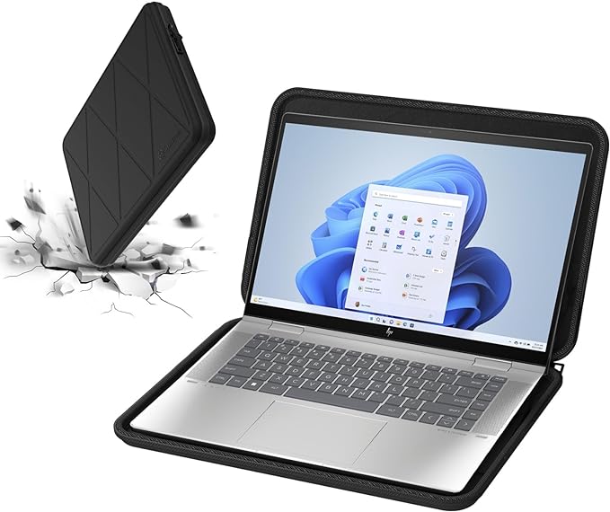 Smatree Hard EVA Protective Sleeve Case Compatible for 15.6 inch HP Envy x360, Pavilion x360, ZBook Studio 16 inch G11/G10/G9 Mobile Workstations