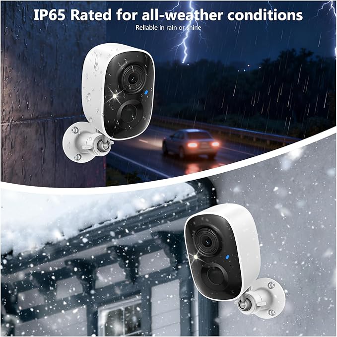 2K FHD Security Camera Wireless OutdoorCamera for Home Security, Instant Alert, AI Human Detection, Color Night Vision,2-Way Talk,SD/Cloud Storage,Solar/Battery Powered,Spotlight,Siren Alarm,2.4G WIFI