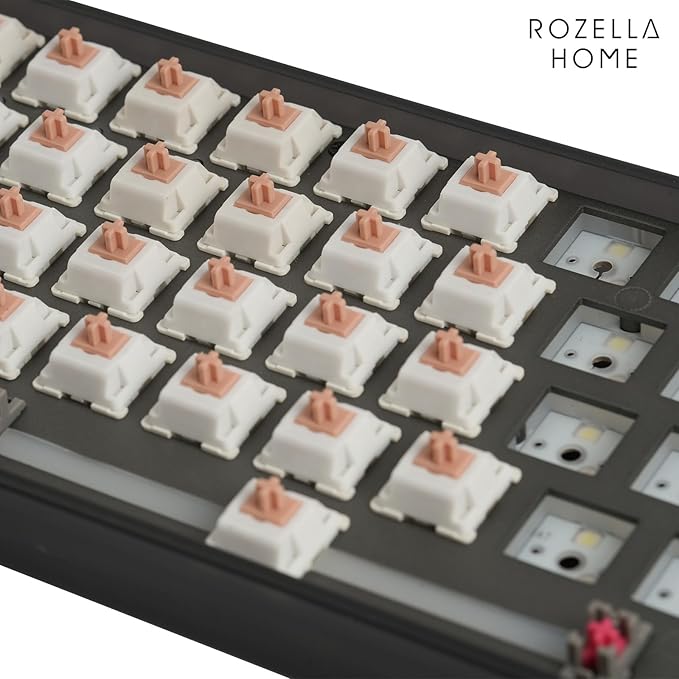 Holy Panda Tactile Switches, 67g, Pre Lubed, 3Pin MX, for Gaming Mechanical Keyboard Hot Swap RGB DIY with Switch Puller (35 PCS)