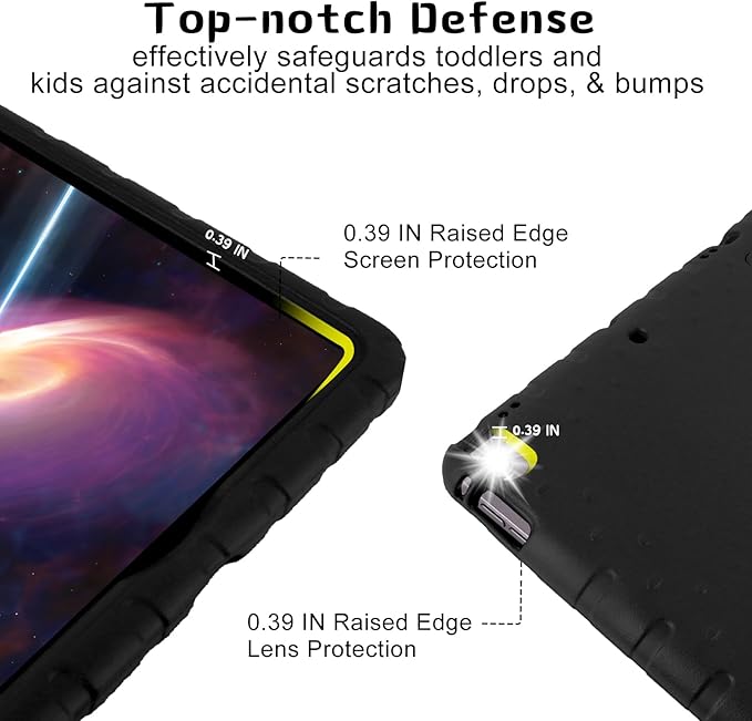 for Kids iPad Pro 12.9 Case 2nd 1st Generation Super Protection 2015 2017 12.9 inch iPad Pro Case with Pencil Holder iPad Pro Covers 12.9 inch for iPad Pro 12.9" 1st 2nd Gen Black