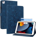 Case for iPad 9th Generation (2021) / 8th Generation (2020) / 7th Gen (2019) 10.2 Inch, Auto Wake/Sleep Supports Pencil Holder Magnetic Clasp Stand Cover, Blue