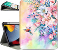 Vimorco for iPad A16 Case 11-inch 2025, for iPad (A16) 11th/10th Generation Case Pencil Holder, Typing Stand & 4 Viewing Angles, Faux Leather Slim Cover, Auto Sleep/Wake, Hummingbirds and Lilies