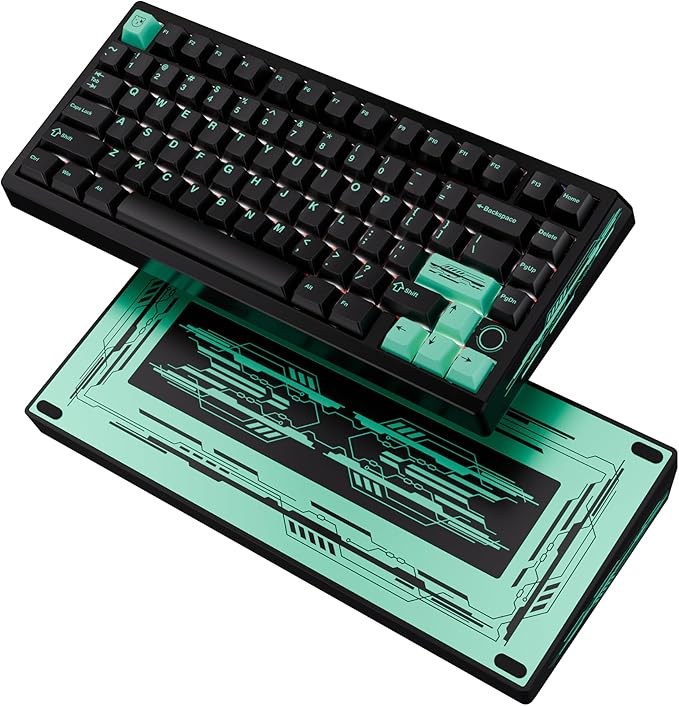 MELETRIX Chilkey BOOG75 Mechanical Keyboard, 81 Keys 75% Wired Gaming Keyboard with Magnetic Hall Sensor Keyboard Switches, Full Aluminum Case, RGB, Hot Swappable, IP54, Cherry Keycap Profile, PC/Mac