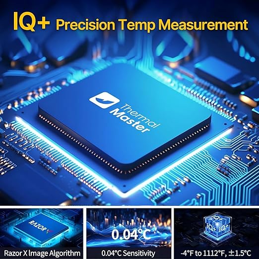 Thermal Camera for Android Phone, P2 Pro Thermal Imager with Macro Lens, Infrared Camera with 512 × 384 IR Resolution, 15× Zoom, -4℉ to 1112℉ Temp Range Thermal Imaging Camera for Phone (Android)
