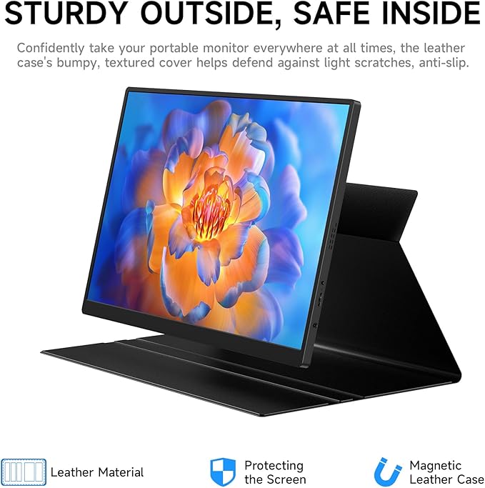 AYY 16" 2.5K 120Hz Portable Monitor, 2560x1600 HDR IPS Display, QHD 100% sRGB, USB-C & HDMI, Eye Care External Second Screen, for Laptop/PC/Phone/PS4/5/Xbox/Switch