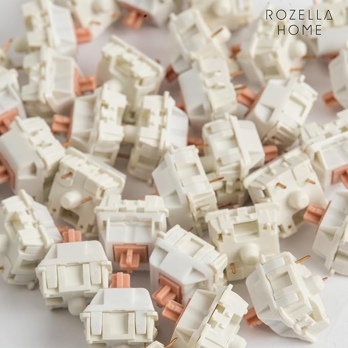 Holy Panda Tactile Switches, 67g, Pre Lubed, 3Pin MX, for Gaming Mechanical Keyboard Hot Swap RGB DIY with Switch Puller (90 PCS)