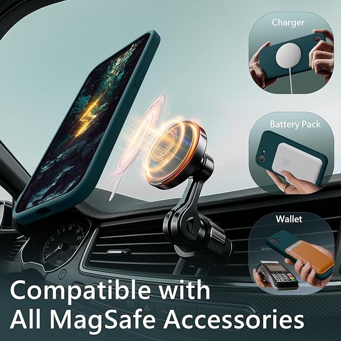 FireNova Magnetic for iPhone 17e Case/iPhone 16e Case, Compatible with MagSafe, [Silicone Camera Protection] Microfiber Lining Phone Case, 6.1", Teal
