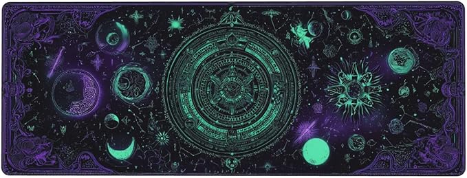 Goth Mouse Pad Extended Large Gaming Mouse Pad XL Stitched Edges for Gamer Home Office 31.5 X 11.8 Inch