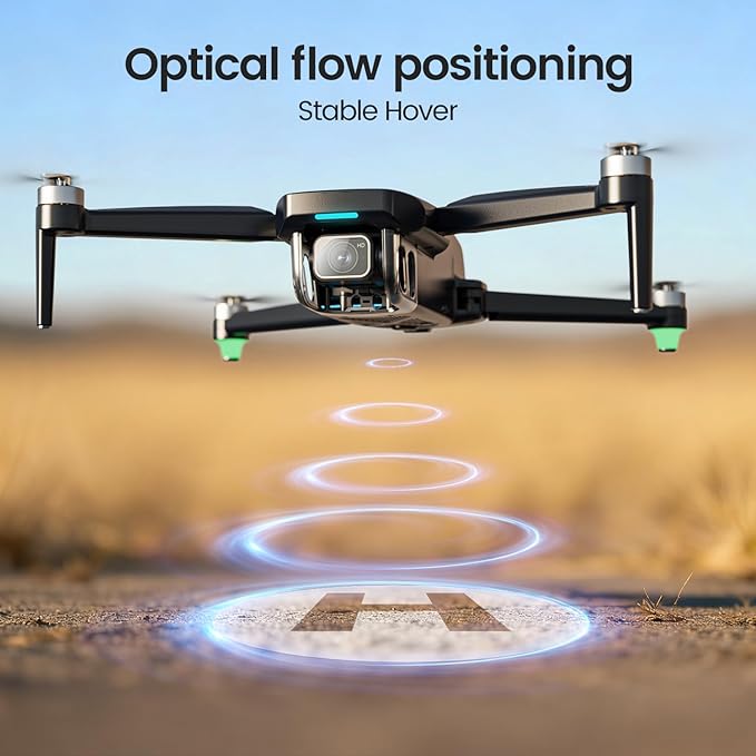 Holy Stone HS175G GPS Drone With 4K EIS Camera For Adults, 249g Foldable RC Quadcopter With Auto Return, Follow Me, 60 Mins Flight Time, Battery Fast Charge, Headless Mode, Upgraded HS175D