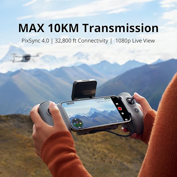 Potensic ATOM 2 Drone with Camera for Adults 4K Video, 8K Photo, Under 249g, 3-Axis Gimbal, 10KM Transmission, AI Track, Vertical Shooting, AI Night Shot, Fly More Combo with 1 Extra Set of Propellers