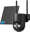 ELYSOO 4G LTE Cellular Security Camera, 2K Resolution, Color Night Vision, 360° View, Solar Powered, Built-in SIM Card, No Wi-Fi Needed