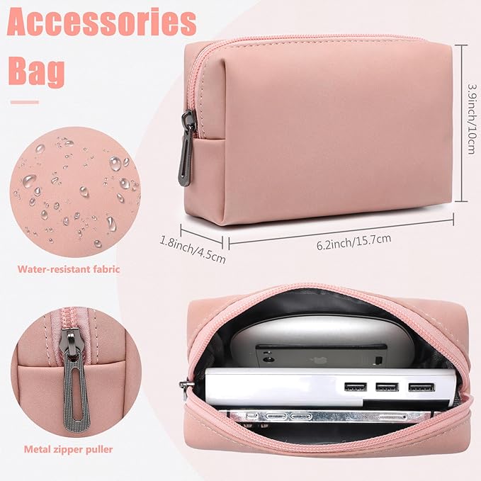 HYZUO 13.3-14 Inch Laptop Sleeve Case with Stand Feature for MacBook Pro 14 M5/M4/M3/M2/M1 2026-2021, MacBook Pro/Air 13.3, 13.5" 13.8" Surface Laptop, HP Spectre X360 13/14, Pink