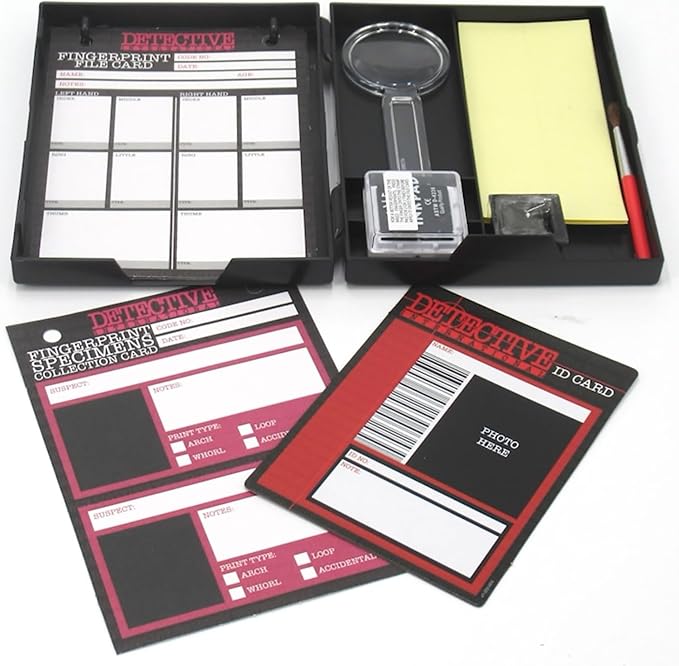 4M Toysmith, Kidzlabs Finger Print Kit, Dectective Science Kit , For Boys & Girls Ages 8+