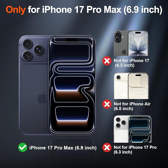 SUPFINE Magnetic for iPhone 17 Pro Max Case (Compatible with MagSafe)(Military Grade Drop Protection) Translucent Matte Shockproof with Anti-Fingerprint Phone Cover,Blue Green