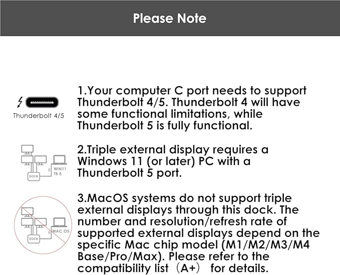 WAVLINK Intel Certified Thunderbolt 5 Dock, 12-in-1 TB5 Docking Station with 120Gbps Max Transfer, 140W PD, 2.5G Ethernet, 4X USB-A 3.2 Gen 2, SD4.0, for Windows 11/Mac OS 14.6 or Later TB5/4 Laptops