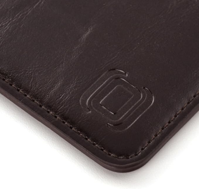 Dockem Executive Sleeve for iPad 9.7 (2017 and 2018), iPad Pro 9.7, iPad Air & iPad Air 2: Slim, Premium Synthetic Leather Tablet Case: Microfiber Lined, Simple, Protective Cover [Dark Brown]