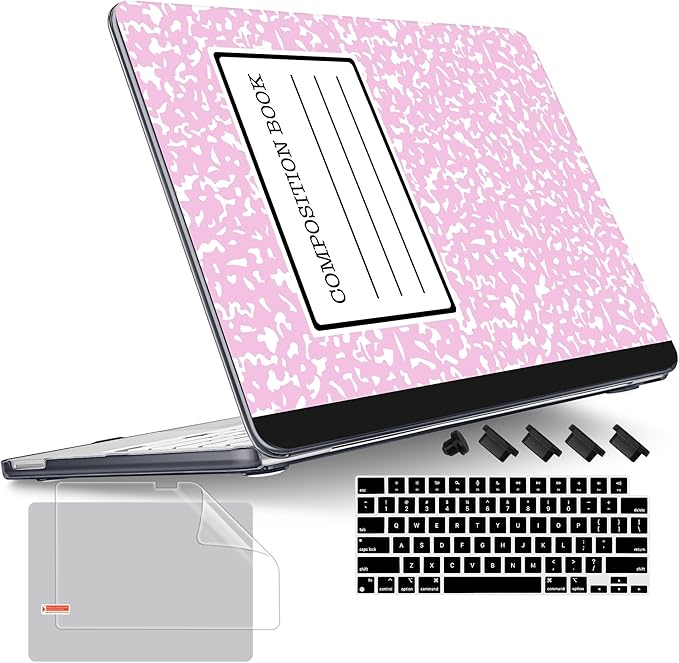 Tuiklol for 2026 MacBook Neo 13 Inch A18 Pro Chip Case, (Model A3404) Anti-Scratch Anti-Drop Slim Hard PC Shell Case with Shockproof Protective MacBook Neo Laptop Cover, Composition Book