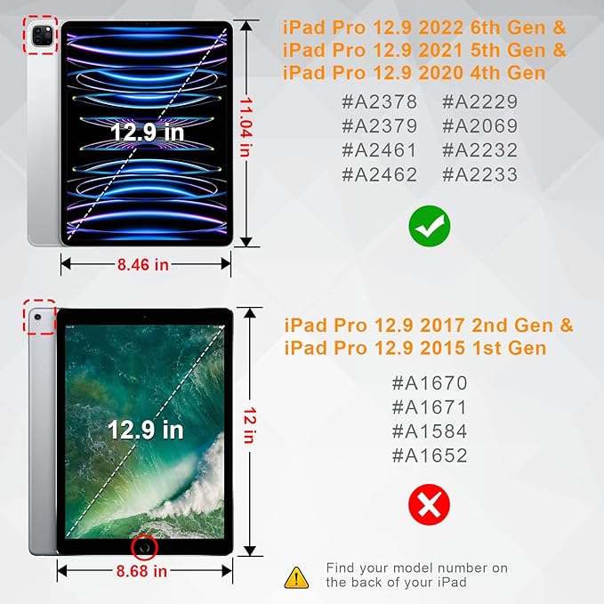 Fintie Rotating Case for iPad Pro 12.9-inch 6th Generation 2022-360 Degree Swiveling Protective Cover with Pencil Holder, Auto Sleep/Wake, Also Fit iPad Pro 12.9" 5th/4th/3rd Gen, Starry Sky