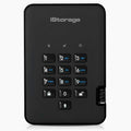 iStorage diskAshur2 HDD 4 TB | Secure Portable Hard Drive | Password Protected | Dust/Water-Resistant | Hardware Encryption