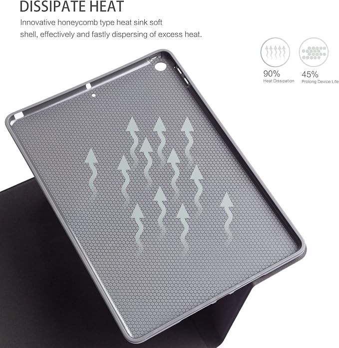 for iPad 9th Generation Case, iPad 8th Generation case, ipad 7th Generation case, for iPad Cases 9th Generation 10.2 inch Multi-Angle View with Adjustable Stand Auto Wake Sleep, Oil Painting Tree