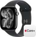 Apple Watch Series 11 [GPS 46mm] Smartwatch with Jet Black Aluminium Case with Black Sport Band - M/L. Sleep Score, Fitness Tracker, Health Monitoring with AppleCare+ (2 Years)