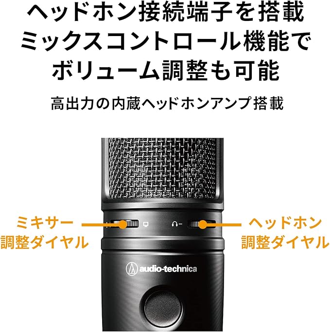 Audio-Technica AT2020USB-X Cardioid Condenser USB Microphone (Black) and Audio-Technica AT8455 Shock Mount