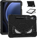 AKABEILA Compatible with Samsung Galaxy Tab S10 FE 2025/Tab S10 Lite 2025 Tablet Case，Lightweight Shockproof Rugged Protective Cover with Kickstand for Kids Children Boys Babies Black