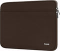 Laptop Sleeve Bag 15.6 inch, Shockproof Protective Notebook Case with Accessory Pocket, Briefcase Carrying Laptop Sleeve for 15.6" HP, ASUS, Dell, Lenovo, Acer -Coffee